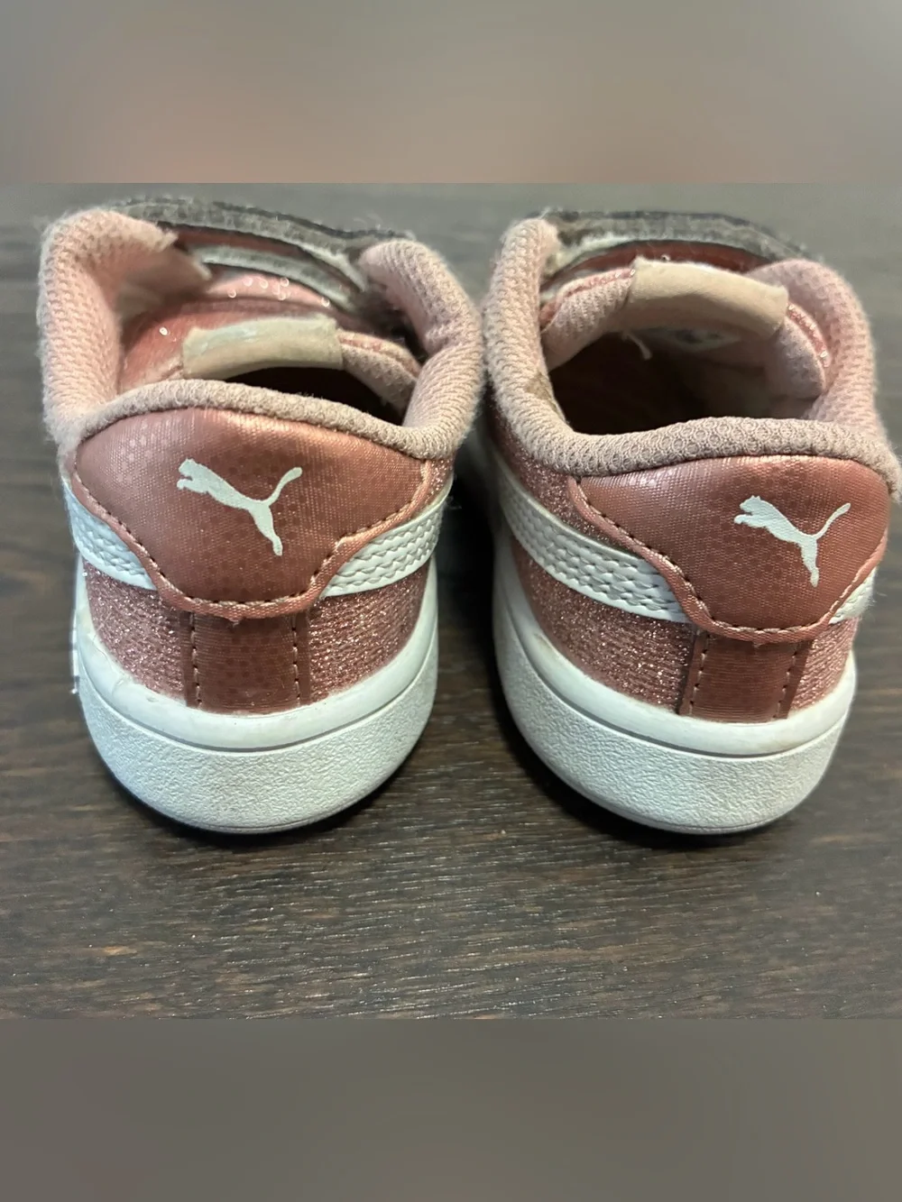 3 Puma + 1 Disney Light-Up Princess = 4 Pairs of Girls Sneakers, All Pinks, 8T